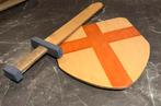 Houten kinder schild en zwaard, Kinderen en Baby's, Ophalen, Nieuw