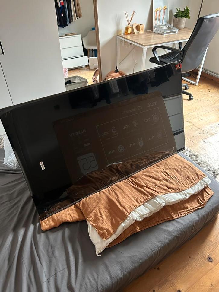 TCL 55T8C – 55” 4K QLED TV – Nieuw (in doos), Audio, Tv en Foto, Televisies, Nieuw, QLED, 4k (UHD), Overige merken, Smart TV, Ophalen