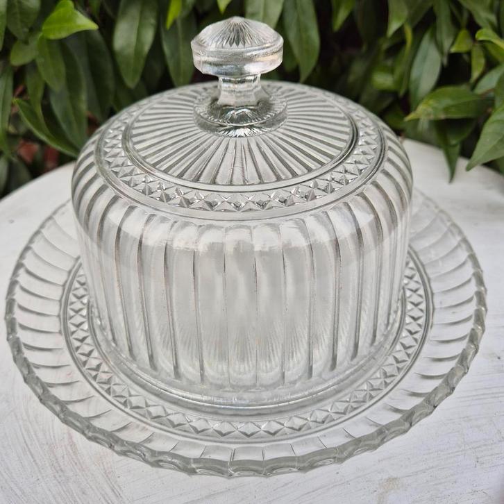 Kaasstolp mooi glas, Huis en Inrichting, Woonaccessoires | Stolpen, Ophalen of Verzenden