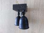 Plafondspot twee lampen, Huis en Inrichting, Ophalen, Gebruikt, Metaal of Aluminium, Led