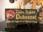 Panneau d'affichage en glacoïde DUBONNET - 1947, Collections, Utilisé, Enlèvement ou Envoi, Panneau publicitaire