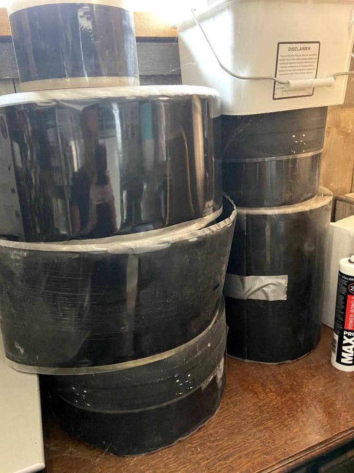 EPDM Dakflashing – 2x 15 cm + 1x 30 cm + Kimfixatie (Nieuw), Doe-het-zelf en Bouw, Dakpannen en Dakbedekking, Nieuw, Overige typen