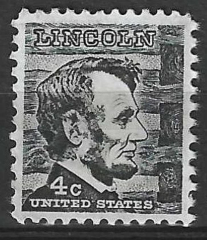 USA 1965/1966 - Yvert 795 - Abraham Lincoln (ST), Postzegels en Munten, Postzegels | Amerika, Gestempeld, Verzenden