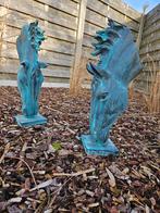 Bronzen paardenhoofd zeer mooi meteen zeer lage verkoopprijs, Antiek en Kunst, Ophalen of Verzenden