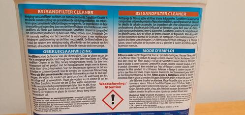 BSI - Sand Filter Cleaner - Nettoyant pour Filtres à Sable et Filtres à  Diatomées - Piscine - 5 L