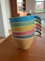 6 zeldzame tasjes van Boch in pastelkleuren, Ophalen of Verzenden