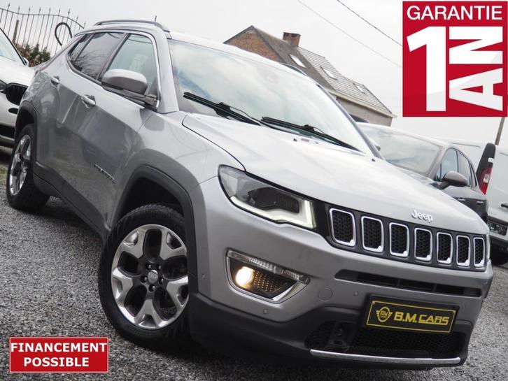 Jeep Compass 1.4 Turbo  Limited (Eu6D)  LEDEREN GPS XENONC, Auto's, Jeep, Bedrijf, Compass, ABS, Achteruitrijcamera, Airbags, Airconditioning