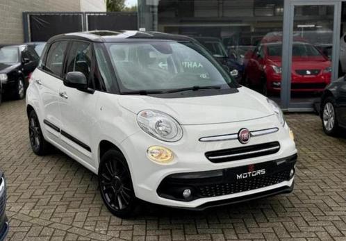 Fiat // 500-L, Auto's, Fiat, Bedrijf, Te koop, Benzine, Euro 6, SUV of Terreinwagen, 5 deurs, Handgeschakeld, Wit, Zwart, Leder en Stof