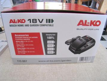 chargeur AL-KO 18 volts + batterie  beschikbaar voor biedingen