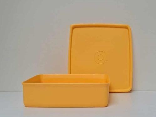 Tupperware™ Lunchbox « Tartinette » 330 ml - geel, Huis en Inrichting, Keuken | Tupperware, Nieuw, Bus of Trommel, Geel, Verzenden