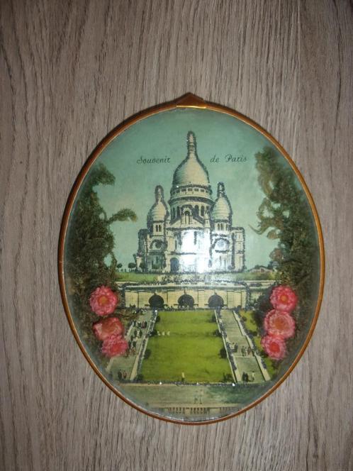 Parijse souvenirlijst, Antiek en Kunst, Antiek | Wandborden en Tegels, Ophalen of Verzenden