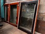 Houten ramen dubbel glas, Doe-het-zelf en Bouw, Ophalen, Zo goed als nieuw
