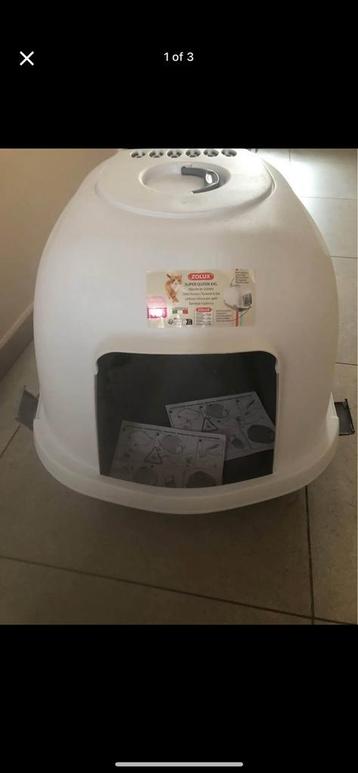 Nieuwe XXL-kattenbak beschikbaar voor biedingen