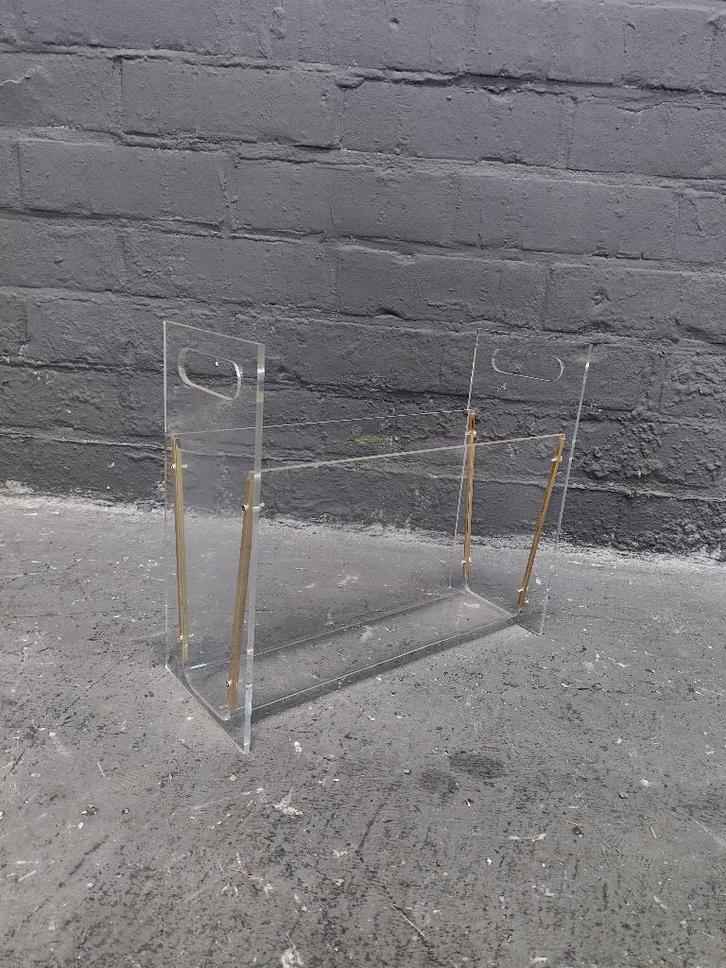 Vintage lectuurbak, Huis en Inrichting, Woonaccessoires | Krantenbakken en Lectuurbakken, Zo goed als nieuw, Verzenden