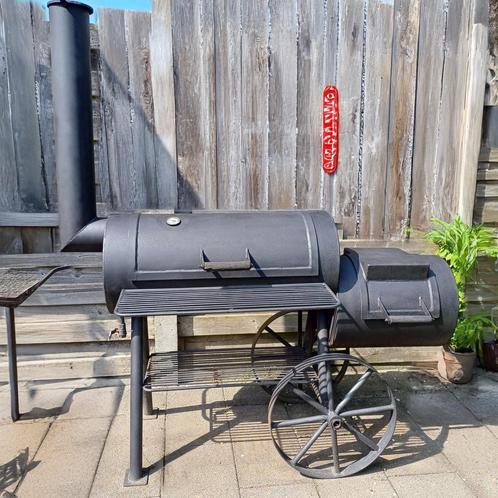 Oklahoma BBQ, Tuin en Terras, Houtskoolbarbecues, Gebruikt, Ophalen