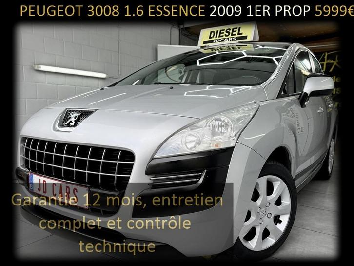 PEUGEOT 3008 1.6 ESSENCE 120 ‼️GARANTIE 1 AN CTOK‼️, Auto's, Peugeot, Bedrijf, Te koop, ABS, Achteruitrijcamera, Airbags, Airconditioning