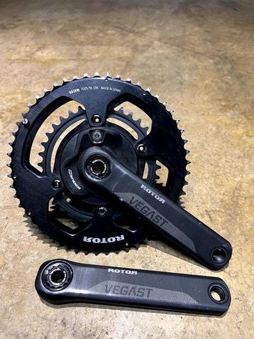 Rotor krank met powermeter inspider of inspider appart