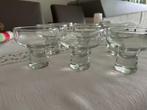 9 prachtige ijs of fruit glazen, Ophalen, Zo goed als nieuw, Glas, Glas of Glazen