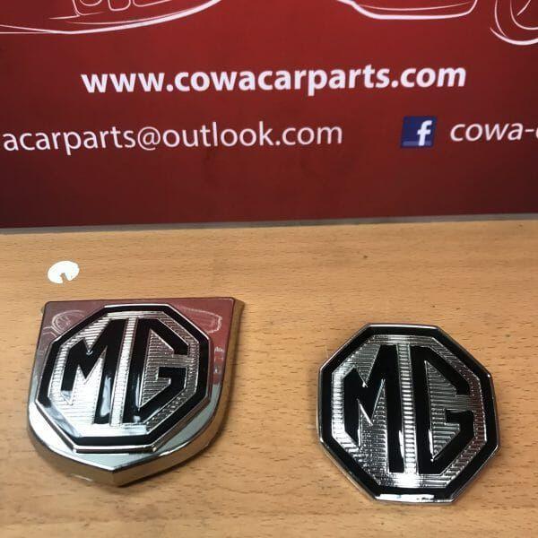 Mg F  mgf mg tf mg tf nieuw voor + achter bumper logo emblem, Auto-onderdelen, Carrosserie, Nieuw, Ophalen of Verzenden