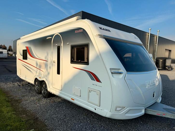Kabe Imperial 740 FK Full optoin, Caravans en Kamperen, Caravans, Bedrijf, tot en met 4, 2000 kg en meer, Rondzit, Kabe, Omvormbare zithoek