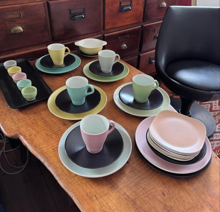 Servies Glora Gouda Holland Goedewaagen, Antiek en Kunst, Antiek | Servies los, Ophalen