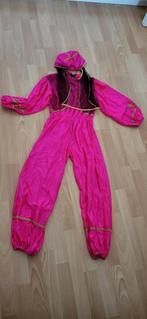 Verkleedkleren Roze onesie met hoedje 140, Kinderen en Baby's, Carnavalskleding en Verkleedspullen, Ophalen of Verzenden, Zo goed als nieuw