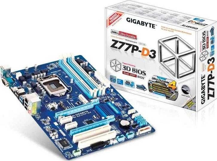 GA-Z77P-D3 i5 3570K 4x4Go DDR3 1600 CL10 GTX750Ti 2GB, Informatique & Logiciels, Ordinateurs de bureau, Utilisé, 3 à 4 Ghz, SSD