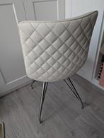 6 eetkamer stoelen, Huis en Inrichting, Ophalen, Gebruikt, Wit, Leer