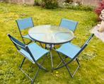 Leuke tuinset + bijpassende parasol, Ophalen, Gebruikt, Tuinset