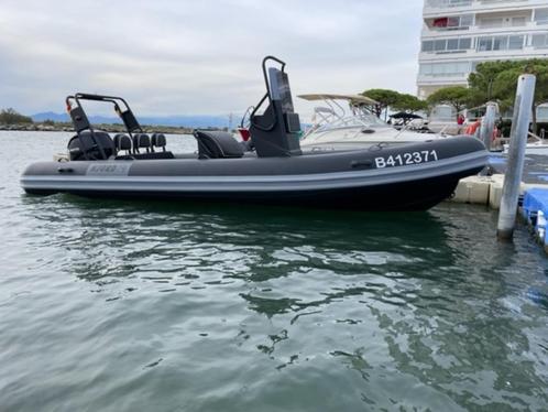 6,2 m RIB alu/hypalon 100 CV 2023, Sports nautiques & Bateaux, Canots pneumatiques, Comme neuf, Autres marques, Aluminium, 70 à 120 ch