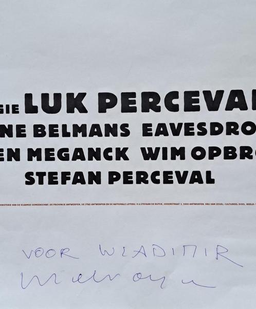 Wim Delvoye ( 1965) gesigneerde affiche en andere items, Boeken, Kunst en Cultuur | Beeldend, Zo goed als nieuw, Schilder- en Tekenkunst