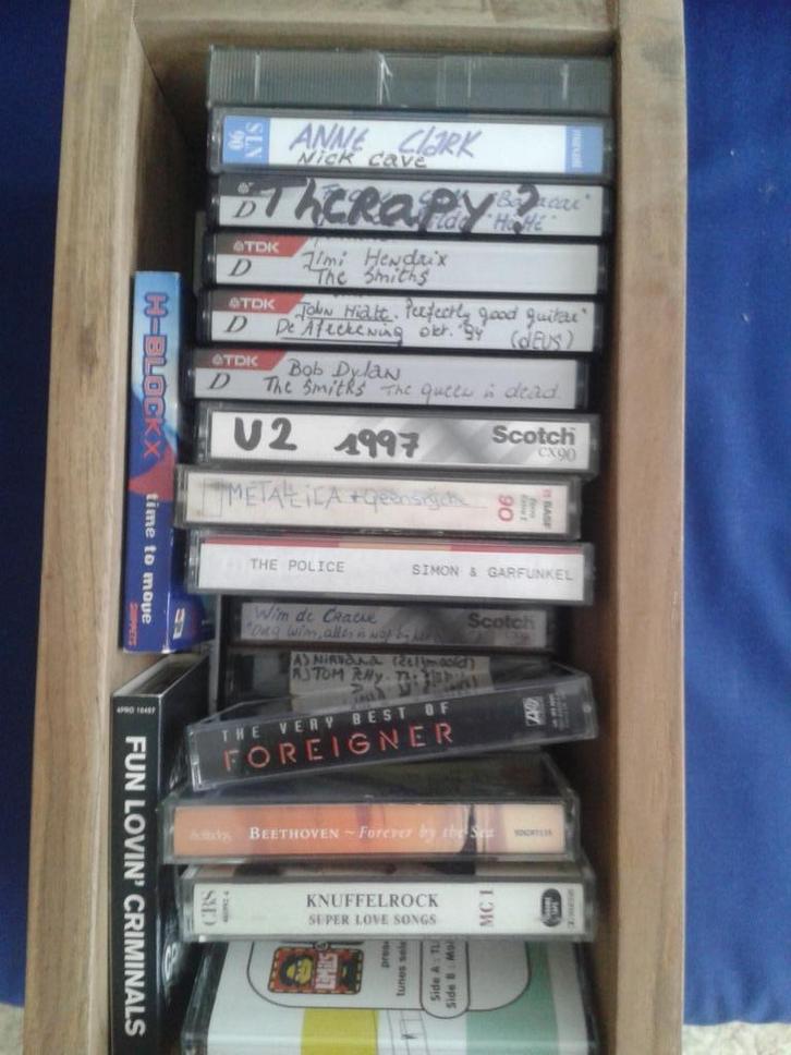 Muziekcassettes - Rock - Foreigner/Knuffelrock/Beethoven etc, Cd's en Dvd's, Cassettebandjes, Origineel, Pop, 26 bandjes of meer
