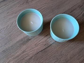 2 kaarsen in potje, Enlèvement, Neuf, Bougie