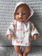 170. Babyborn: Nieuw regenjasje met unicorns, Kinderen en Baby's, Ophalen of Verzenden, Nieuw, Babypop