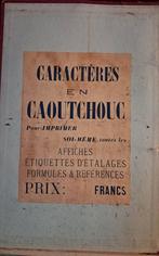 vintage karakterdoos met rubberen bedrukking, Diversen, Schrijfwaren, Ophalen of Verzenden