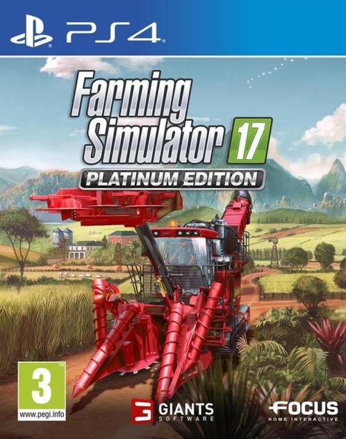 Farming Simulator 17 Platinum Edition, Consoles de jeu & Jeux vidéo, Jeux | Sony PlayStation 4, Comme neuf, Simulation, 1 joueur