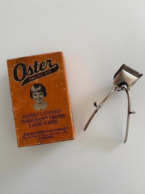 Vintage Oster Hand Clippers Handtondeuse 1950, Antiek en Kunst, Curiosa en Brocante, Ophalen of Verzenden