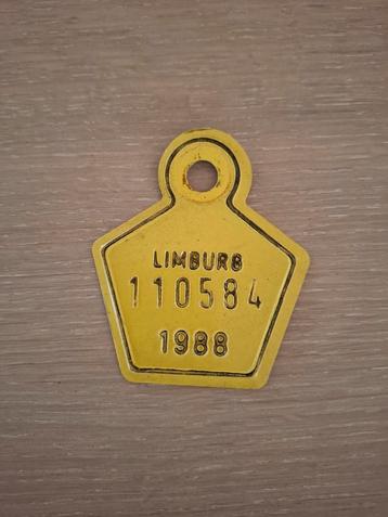 Fietsplaatje 1988 Limburg beschikbaar voor biedingen