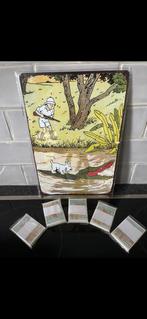 TinTin : 5 x zeldzame Chromoreeksen van Bobby Bubble Gum, Enlèvement ou Envoi, Tintin, Comme neuf, Image, Affiche ou Autocollant