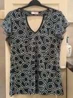 Blouse blanche/verte de Cassis (38)., Taille 38/40 (M), Cassis, Comme neuf, Vert