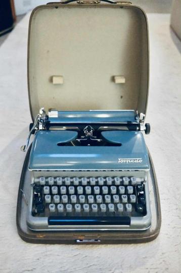 [*VINTAGE*] Machine à écrire Torpedo 18b, Enlèvement ou Envoi, Utilisé
