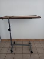 Table de lit, Huis en Inrichting, Tafels | Bijzettafels, Ophalen, Metaal of Aluminium, Zo goed als nieuw, 75 cm of meer