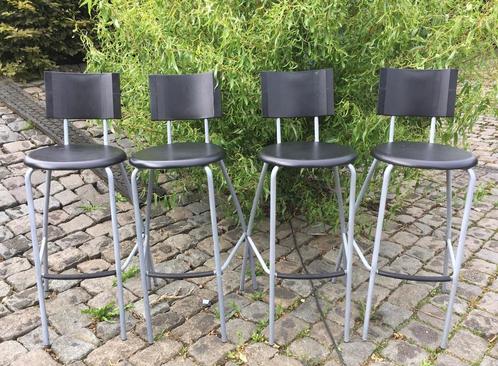 4 barkrukken stapelbaar, Huis en Inrichting, Barkrukken, Zo goed als nieuw, Ophalen