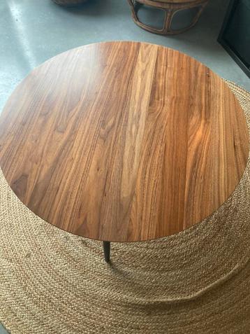 Retro salon tafel 90 cm diameter nieuw gekocht op 12 april 