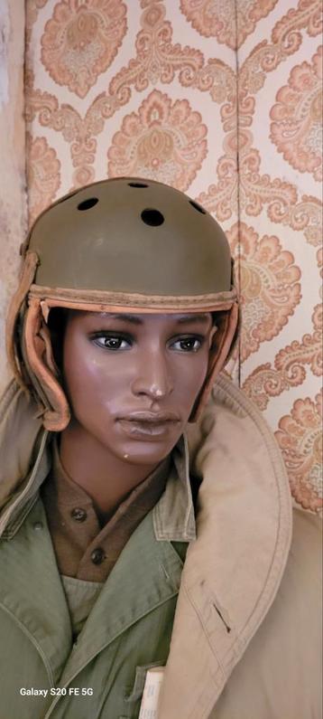 Casque de tankiste us ww2, Collections, Enlèvement ou Envoi