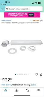 Niuewe Vaillant muurdoorvoerset 60/100 + verlengstuk 1,0m, Ophalen, Nieuw