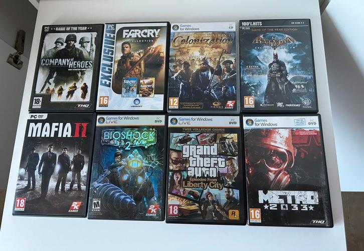 Lot pc games, Games en Spelcomputers, Games | Pc, Avontuur en Actie, Vanaf 18 jaar, Ophalen of Verzenden