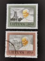 Litouwen 1993 - bezoek van de Paus, Postzegels en Munten, Ophalen of Verzenden, Overige landen, Gestempeld