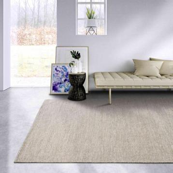 wollen vloerkleed beige, 150 à 200 cm, Beige, Comme neuf, 100 à 150 cm
