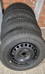 Winterbanden op velg - profiel 6 à 7 mm, Auto-onderdelen, Banden en Velgen, Ophalen, Gebruikt, 15 inch, Banden en Velgen